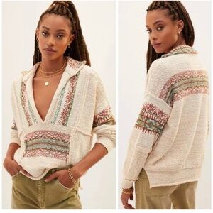 Pilcro Patterned Pullover Sweater